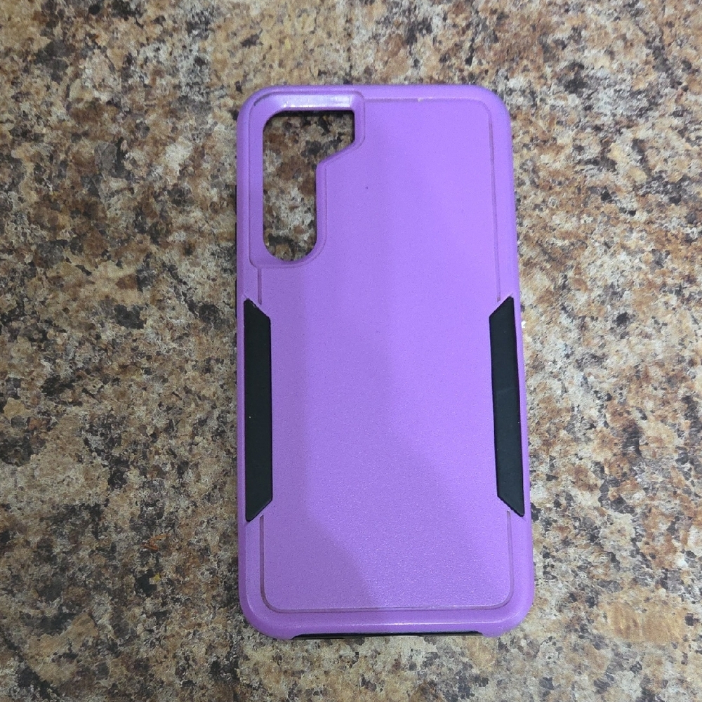 Purple and Black Phone Case